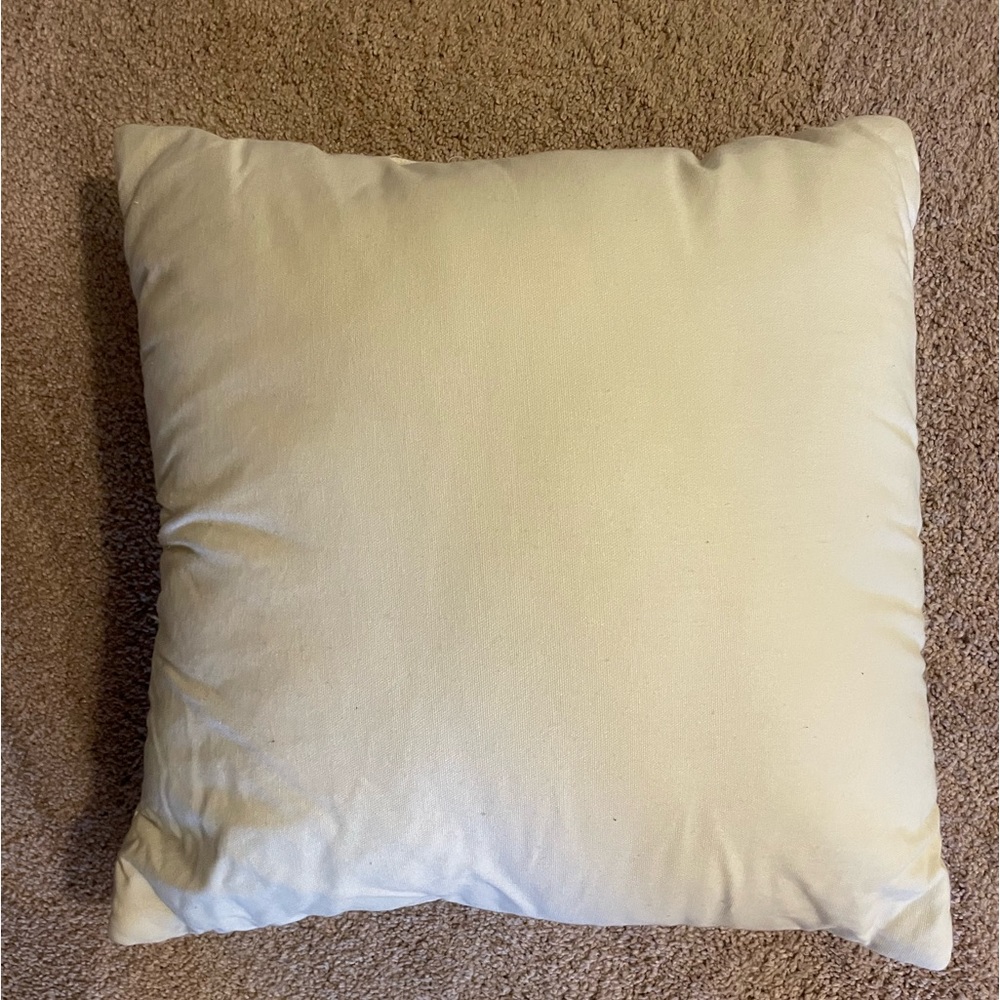 Nate Berkus Gold Embellished Printed Pillow - Picture 3 of 4
